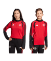 adidas Manchester United Tiro Sweatshirt Kids Rot - rot