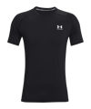 Under Armour HG Fitted T-Shirt Schwarz F001