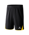 Erima 5-Cubes Short Schwarz Gelb