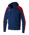 Erima EVO STAR Kapuzenjacke Kids Blau F1032404