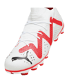 PUMA FUTURE Match FG/AG Breakthrough Jr Kids Weiss Rot Schwarz F01 - weiss