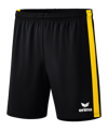 Erima Retro Star Short Kids Schwarz Gelb - schwarz