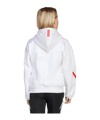 adidas FC Bayern München Anthem Kapuzenjacke Kids Weiß - weiss