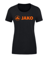 JAKO Promo T-Shirt Damen Schwarz Orange F506