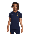 Nike Frankreich Trainingsshirt EM 2024 Kids Blau F498 - blau