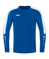 JAKO Power Sweatshirt Blau Weiss F400