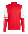adidas Squadra 25 HalfZip Sweatshirt Rot