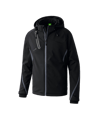 Erima Softshell Jacke Active Wear Function Schwarz - schwarz