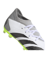 adidas Predator Accuracy.3 FG Crazyrush Kids Weiss Schwarz Gelb - weiss