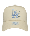 New Era Floral Trucker Losdod Cap Damen Beige - beige