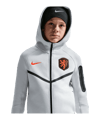 Nike KNVB Niederlande Tech Fleece Kapuzenjacke Kids Grau F025 - grau
