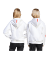 adidas FC Bayern München Anthem Kapuzenjacke Kids Weiß - weiss