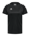 Hummel Core XK Poly T-Shirt Damen Schwarz F2009 - schwarz