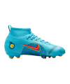 Nike Mercurial Superfly VIII Blueprint Pro FG Kids Blau F484 - blau