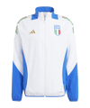 adidas Italien Präsentationsjacke EM 2024 Weiss - weiss