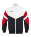 JAKO Retro Freizeitjacke Schwarz Weiss Rot F816 - schwarz