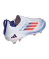adidas F50 Pro LL FG Advancement Kids Weiss Rot - weiss