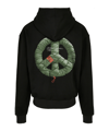Mister Tee Peace Oversize Fullzip Hoody Schwarz - schwarz