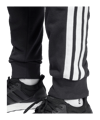 adidas Essentials 3 Stripes Jogginghose Schwarz Black - schwarz