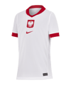 Nike Polen Trikot Home Kids Weiss Rot Rot  F100 - weiss