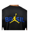 Nike CBF Brasilien Strike Trainingsshirt Schwarz F010 - schwarz