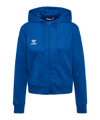 Hummel Go 2.0 Chevron Kapuzenjacke Damen Blau F7026