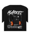 Market Audioman T-Shirt Schwarz - schwarz