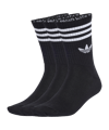 adidas Originals 3 Stripes Crew 3 Pair Socken Schwarz