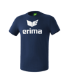 Erima Promo T-Shirt Kids Blau Weiss