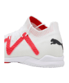 PUMA FUTURE Ulitmate Court Breakthrough Weiss Rot F01 - weiss