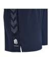 Hummel Move Grid Woven Short Damen Blau F7026
