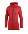 Jako Premium Basic Kapuzenjacke Damen Rot F01