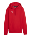 PUMA teamGOAL Casuals Hoody Damen Rot F01