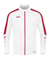 JAKO Power Polyesterjacke Damen Weiss Rot F004