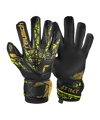Reusch Attrakt Infinity Finger Support TW-Handschuhe Schwarz Gold Gelb  F7739 - schwarz