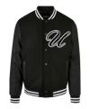 Urban Classic Big U College Jacke Schwarz - schwarz