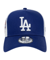 New Era Side Patch Trucker Losdod Cap Blau - blau