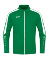 JAKO Power Polyesterjacke Grün Weiss F200