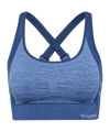 Hummel Mt Shine Seamless Sport-BH Damen Blau F7530