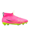 Nike Jr Air Zoom Mercurial Superfly IX Academy FG/MG Luminous Kids Pink Gelb F605