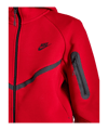 Nike Tech Windrunner Kapuzenjacke Rot - rot