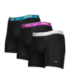 Nike Boxer Brief 3er Pack Boxershort Schwarz F5IZ - schwarz