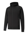 PUMA teamCUP Casuals Kapuzenjacke Schwarz F03 - schwarz
