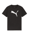 PUMA teamRISE Logo Trainingshirt Kids Schwarz F03
