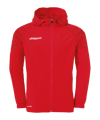 Uhlsport Goal 25 Evo Woven Kapuzenjacke Rot F04 - rot