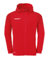 Uhlsport Goal 25 Evo Woven Kapuzenjacke Rot F04 - rot