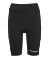 Hummel Run Short Leggings Damen Schwarz F2001 - schwarz