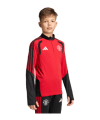 adidas Manchester United Tiro Sweatshirt Kids Rot - rot