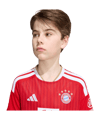 adidas FC Bayern München Trikot Home 2026/2027 Kids Rot - rot