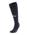 PUMA teamFINAL Strumpfstutzen Dunkelblau Weiss F06 - blau